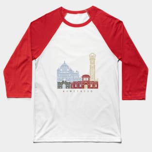 Ahmedabad skyline poster Baseball T-Shirt